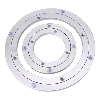 Tabletop swivel turntable ball bearing TV, monitor,e aluminum for dining table, kitchen appliances, etc. Lazy Susan (outer diameter-20cm / 7.9inch)