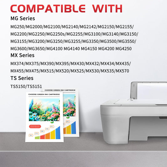 ZIPRINT 540 541 XL Printer Ink Cartridges Compatible with Canon Printer Cartridges 540 541 PG-540 XL CL-541 for Canon Pixma TS5150 MG3650 MG3650s MG4250 MG3150 MG3250 MX475 TS5151 (2-Pack)