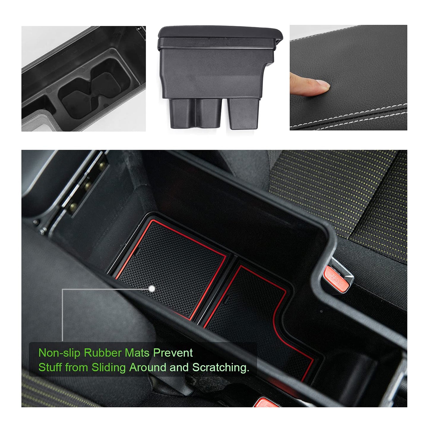 YEEPIN Center Console 2018-2025 JIMNY JB74 JB64 | Car Armrest Accessory | Elbow Support Additional Storage Box 1PCS