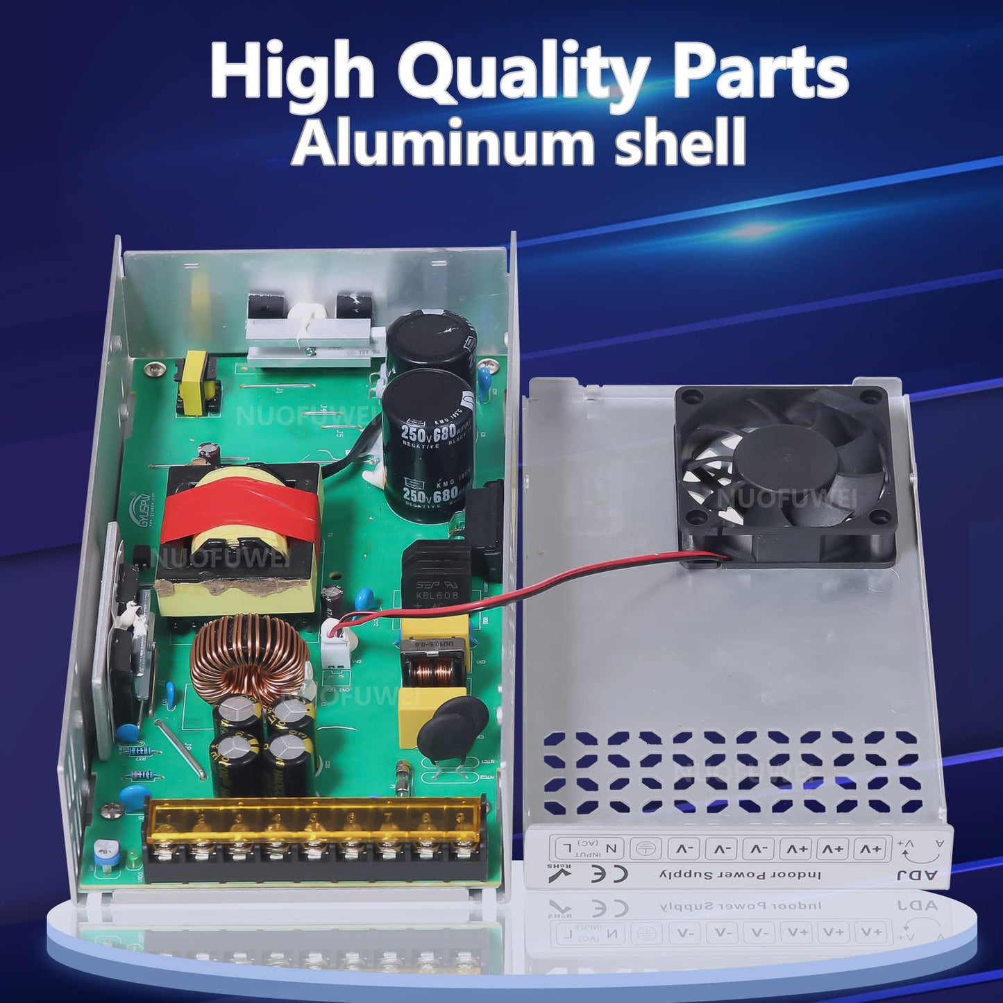 Transformer DC 24V 15A 360W Power Supply Switching Power Supply 230V AC to DC Power Supply 24Volt 15A Transformer Industrial Adapter for LED Strip Light CCTV Camera Radio SMPS 110V/220V (2023 Upgraded)