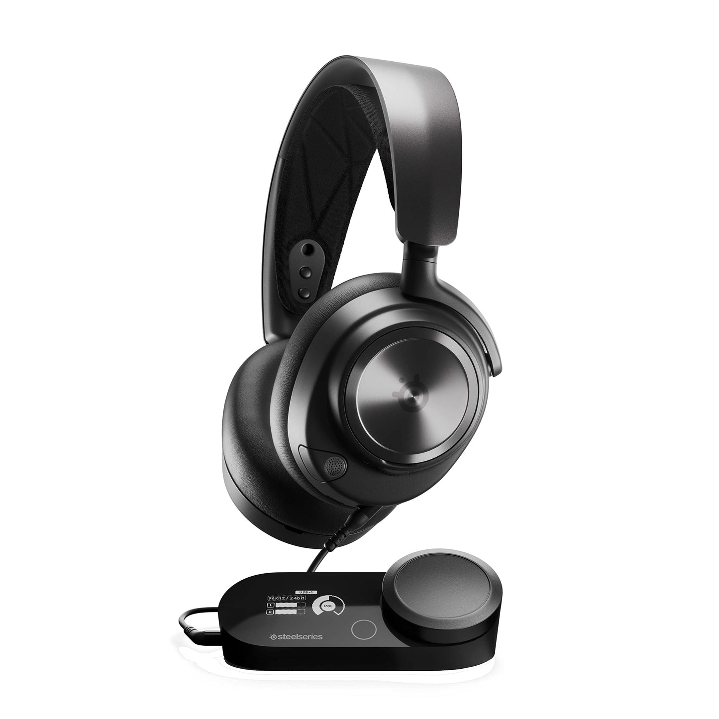 SteelSeries Arctis Pro - Multi-System Gaming Headset - PC, PS5, PS4, Switch 2 - Hi-Res Audio - 360° Surround Sound - GameDAC Gen 2 - ClearCast Gen 2 Microphone