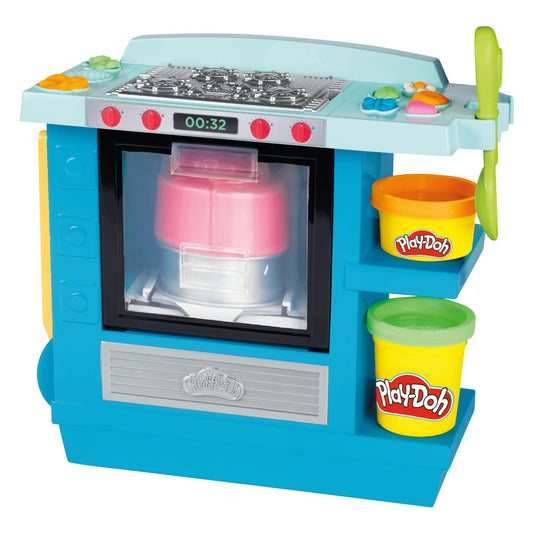 Play-Doh Kitchen Creations Bake Shop Playset for kids ages 3 and up, includes 5 colors.