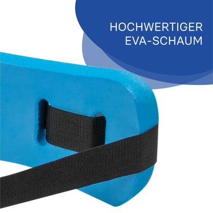 EVEREST FITNESS Swim Belt for water fitness and gymnastics - Swim belt up to 100 kg for adults - Adjustable water fitness belt - Blue