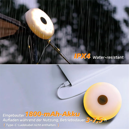 ELLASAY Camping String Lights, Outdoor String Lights with 5 Lighting Modes, 30s Recovery, Durable and Waterproof, USB Charging - 10M Portable Camping Lamp for Camping, Garden and Hiking