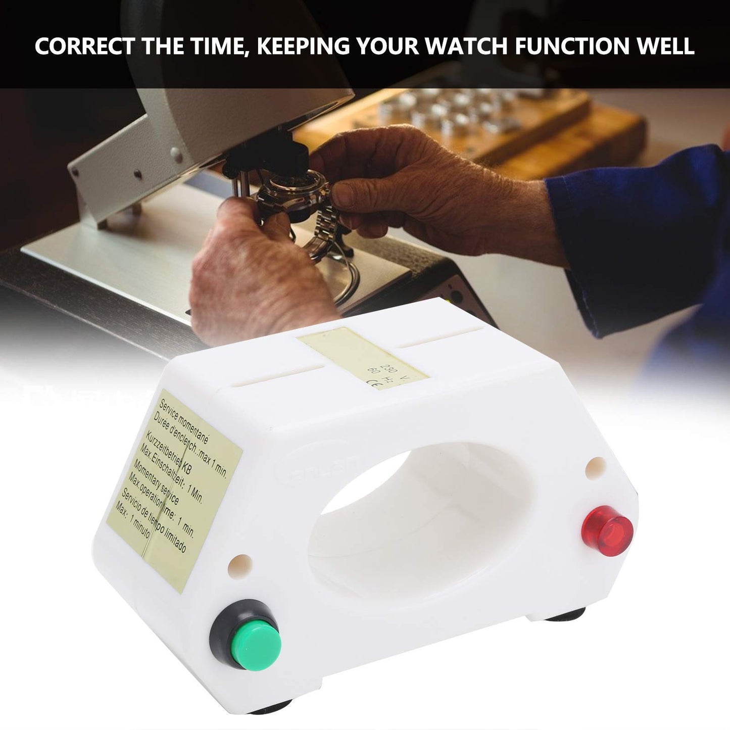 Watch repair tool, demagnetizer, demagnetizer, demagnetizer, demagnetizer, watch, disassembly, repair tool, demagnetization of jewelry