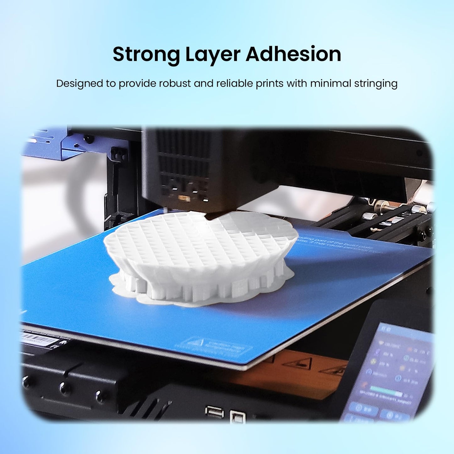 TEQStone TPU filament 1.75mm New Purple 1kg spool 95A Flexible Soft 3D printer filament Accuracy +/-0.03mm Vacuum packed