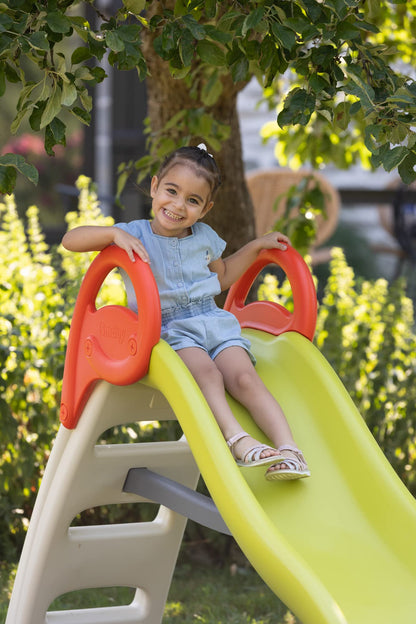 Double wave blow up slide Smoby Funny - Red/Green - Slide 2m - H 118cm