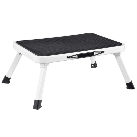 Caravan folding step - step loadable up to 150 kg - Camping folding stool with non-slip surface