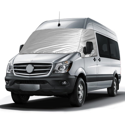 Windshield Wrap Cover Replacement for Mercedes Sprinter 2019-2023, Car Windshield Cover, 600D Luxury Sunshade Waterproof Snow-Ice Protection, Dust Cover