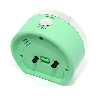 Atlanta children's alarm clock girl without ticking green horses - 1982-6