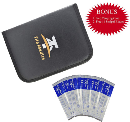 Dissection kit 22 pieces Dissecting tools for medical biology & veterinary students Anatomy lab Botany Animal frog etc Premium stainless steel.