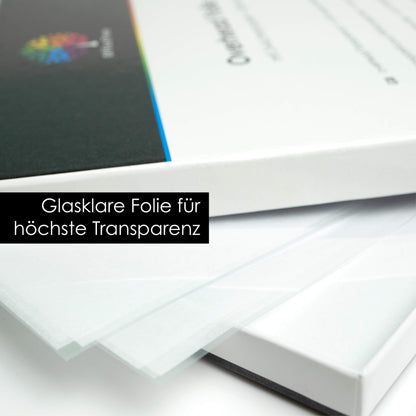 OfficeTree 100 x Overhead Film A4 - OHP film crystal clear - Film for laser printer - Overhead films also suitable as copy film, projector film or printer film.