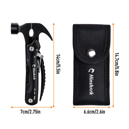 Hinshark Gifts for Men, 12 in 1 Multitool Camping Accessories, Men's Gifts, Birthday Gift Gadgets for Men Gifts for Dad, Christmas Gifts Advent Calendar Fillings Men