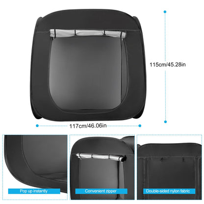 Do-Electr Sensory Tent, Pop Up Cave for Kids, Play Tent Children Blackout Tent Indoor Sensory Stimulation with Travel Carry Bag.