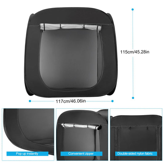Do-Electr Sensory Tent, Pop Up Cave for Kids, Play Tent Children Blackout Tent Indoor Sensory Stimulation with Travel Carry Bag.