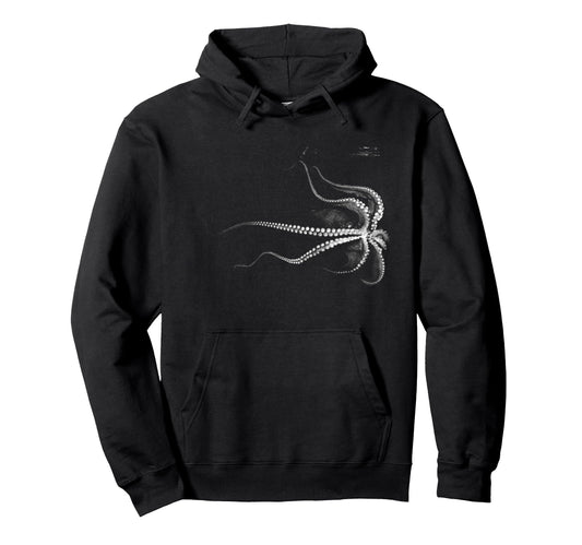 Octopus - squid Eight-legged cephalopod polyp sea tentacle pullover hoodie