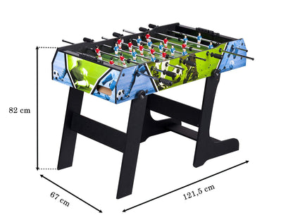 Leomark Table Soccer - SMART Sport - Foosball Table for Kids, Table Soccer with Accessories, Foldable, Suitable for Parties and Game Rooms, Ages 8+