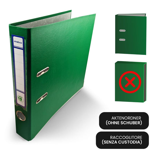 Netuno 5x ring binder blue DIN A4 2-ring mechanism 5cm file folder A4 slim file folder A4 thin plastic folder A4 single-color folder documents ring binder folder school folder