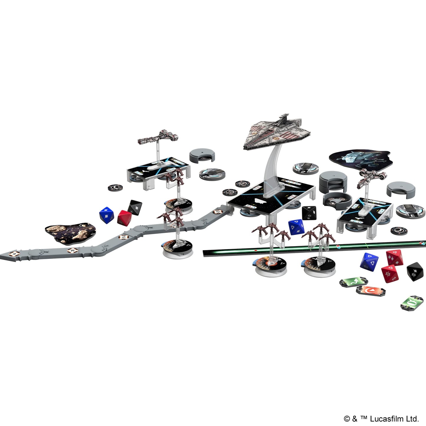 Fantasy Flight Games, Star Wars Armada: Galactic Republic Fleet Expansion Pack for 2 players, ages 14+, with 120 minutes playing time.