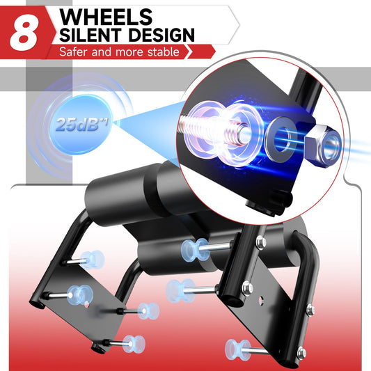 Abdominal Trainer Ab Machine for Home Multifunctional Fitness Equipment for Full Body Workout with LCD Monitor Abdominal Muscle Trainer up to 150kg