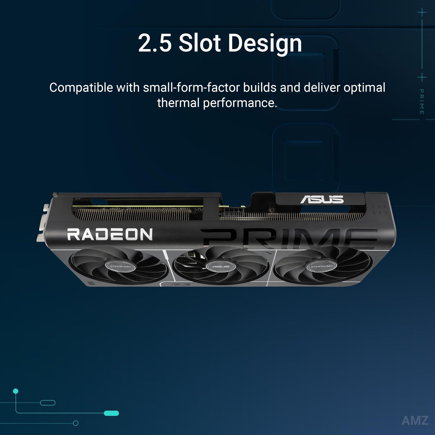 ASUS Prime Radeon RX 9060 XT OC Edition 16GB GDDR6 Gaming Graphics Card (AMD Radeon RX9060XT, AMD RDNA 4 Architecture, PCIe 5.0, 1x HDMI 2.1b, 2X DisplayPort 2.1a, PRIME-RX9060XT-O16G)