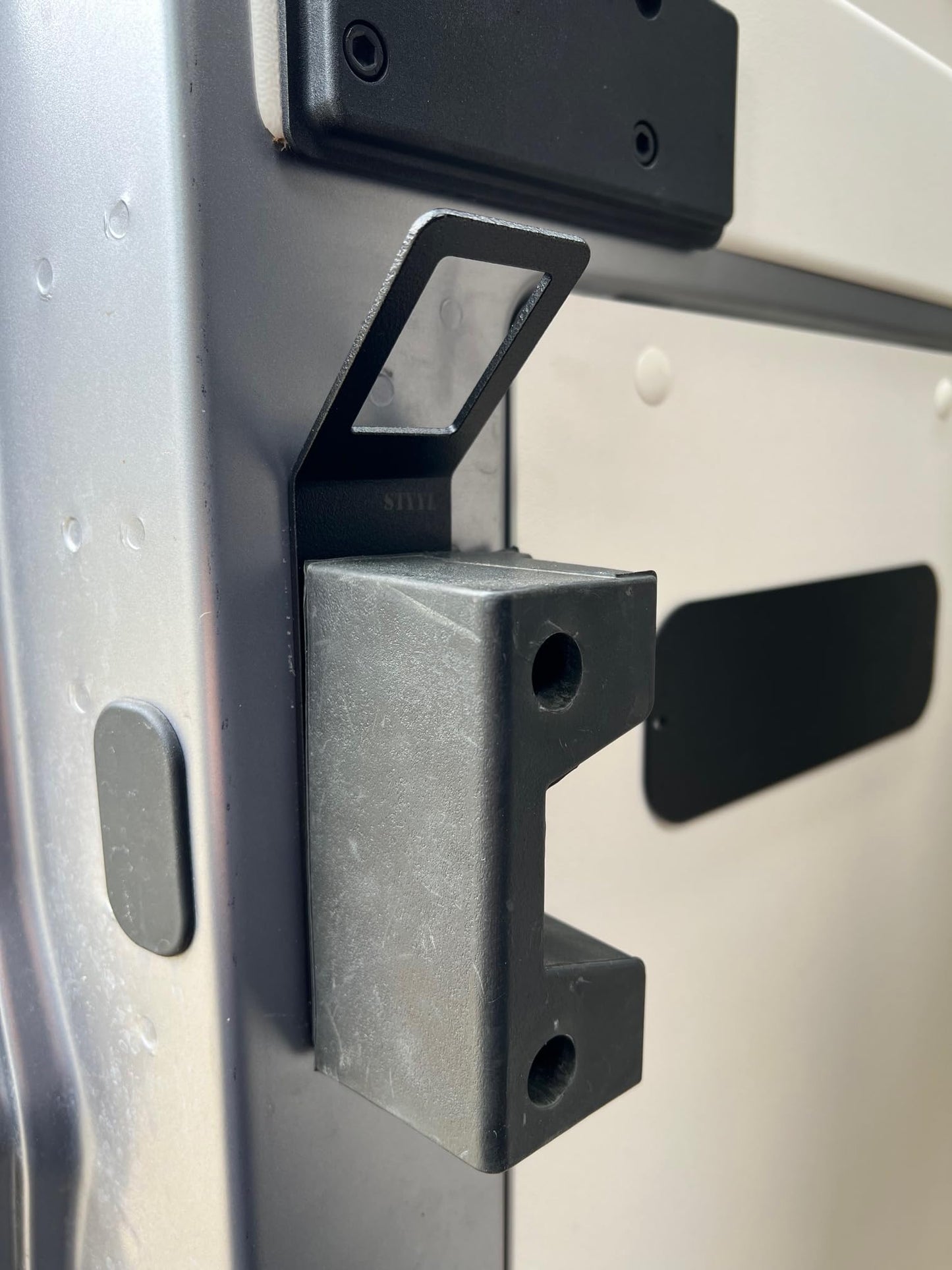 STYYL Slide-Y-Lock is the additional security lock for sliding doors, suitable for the Ducato, Jumper, and Boxer vans.