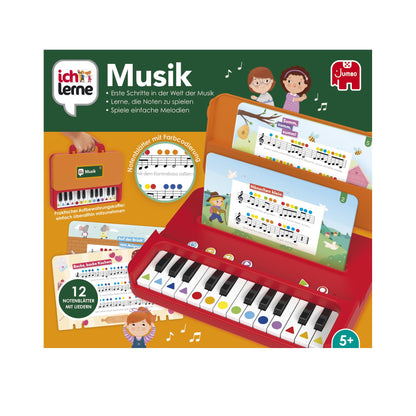 I am learning music - Music learning games for children - Learn notes and record melodies - Includes 12 sheets with popular children's songs & handy carrying case - For children ages 5 and up.
