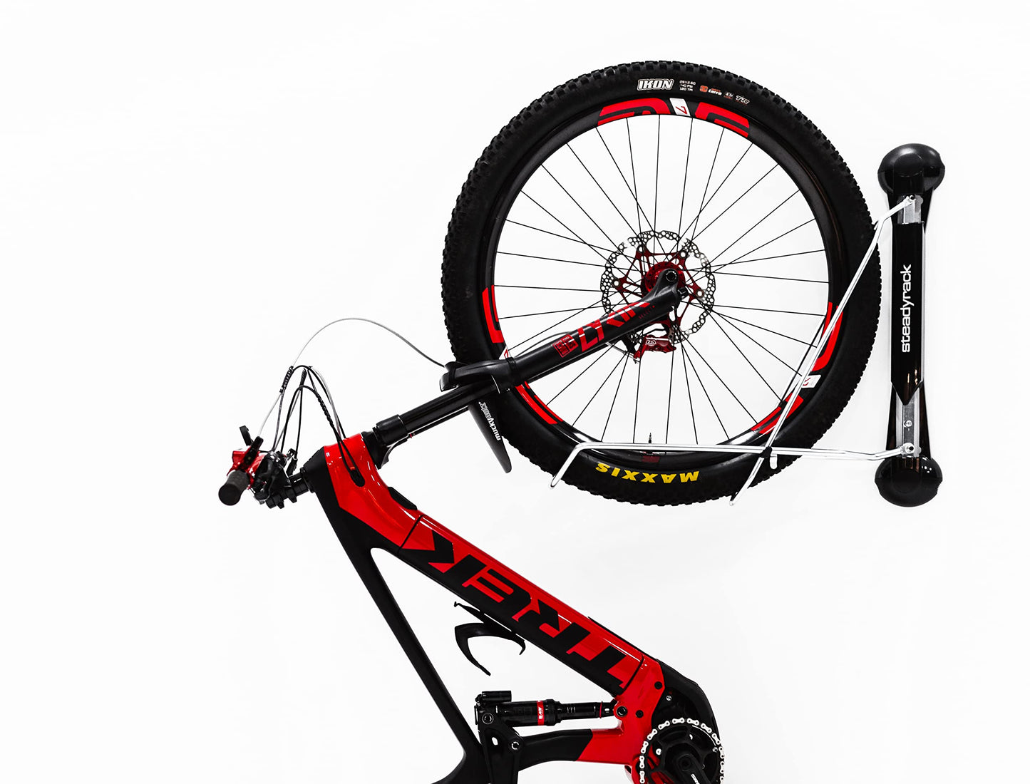 Steadyrack bike wall mount - Mountain Bike Rack - Vertical bike wall mount for storage solution in your home, garage, or bike park.