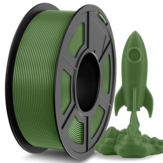 JAYO High Speed PLA Filament 1.75mm - High-speed PLA for 3D printers, precision +/- 0.02mm, neatly wound, 1.1KG spool, up to 600mm/s, ideal for fast and precise prints, Olive Green.
