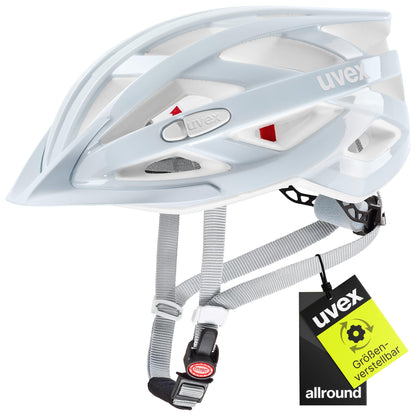 uvex i-vo 3D - Lightweight all-round helmet for men and women - customized size adjustment - expandable with LED light - Cloud - 52-57 cm
