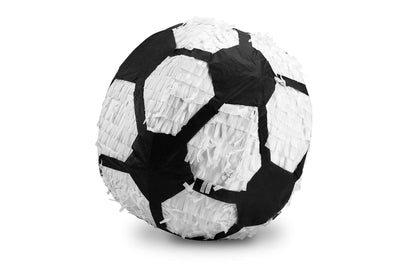 Trendario Soccer Pinata - 25x25x25 cm - Soccer Design - unfilled - Perfect for filling with candy and gifts - Piñata for children's birthday game, gift idea, party, wedding