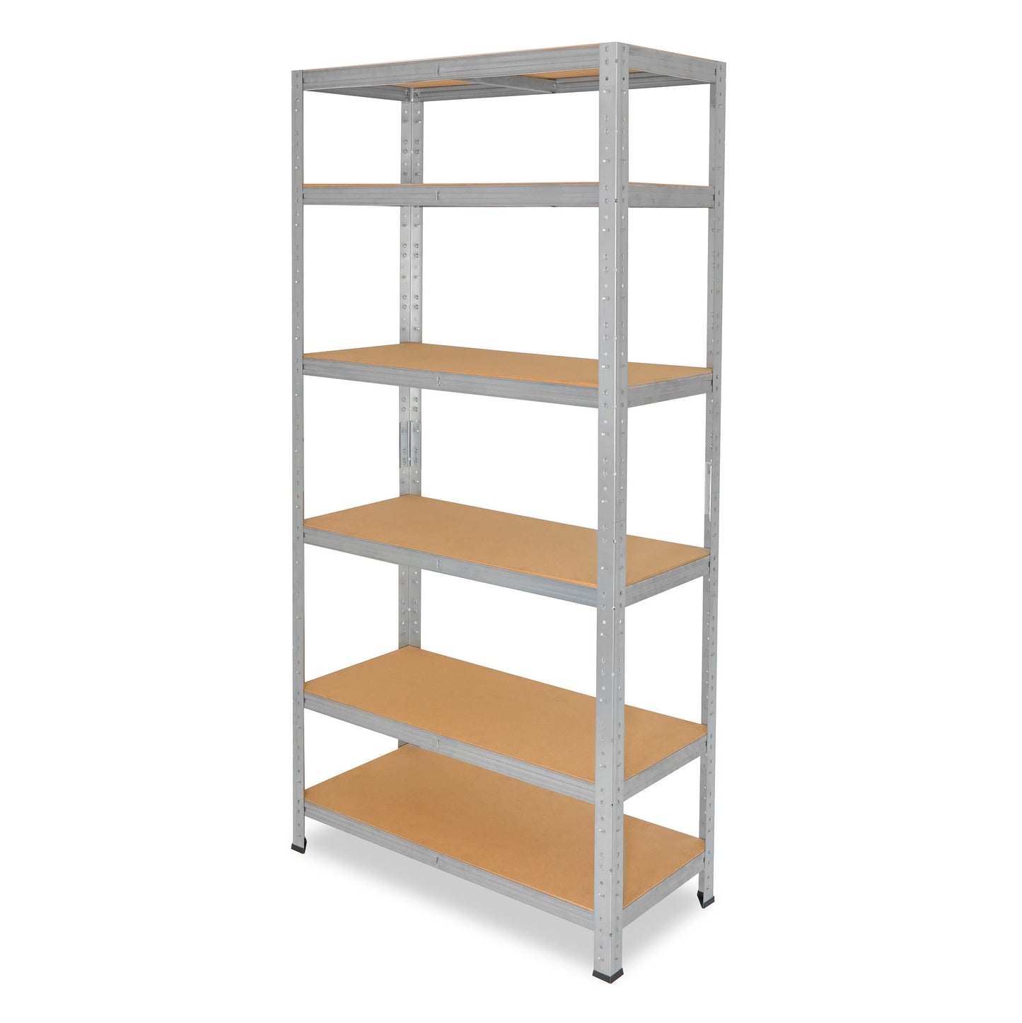 shelfplaza® 200x60x40cm Home Heavy Duty Shelf galvanized/metal shelf with 6 shelves/basement shelf metal, garage shelf, workshop shelf or shelf storage shelf/boltless shelf metal with 145kg load capacity.
