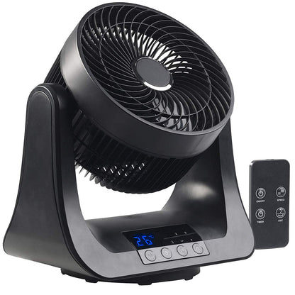 Sichler Household Appliances 3D Fan: Digital 3D Robot Room Fan and Air Circulator, 45 Watts, Ø 21 cm (standing fan, 3D turbo fan, air conditioner)