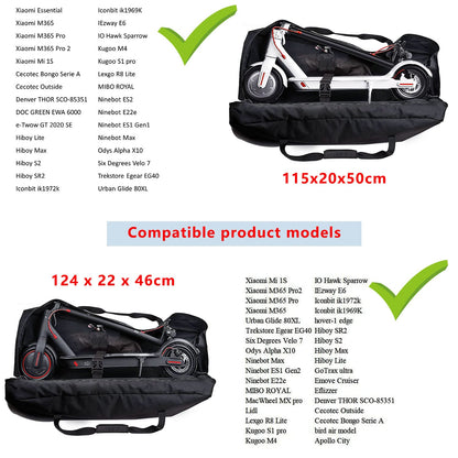 KEKAFU Scooter Bag, 1680D Oxford Full Cover, Foldable design, Fits 4Pro, Ninebot Max G30D, Tear-resistant.