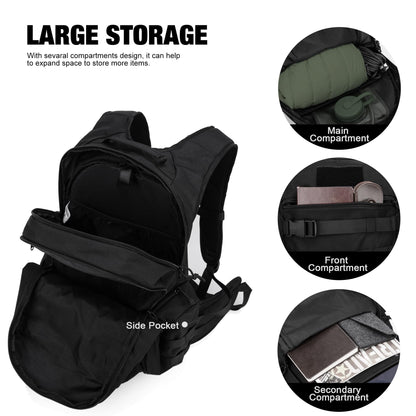 Mardingtop 28L backpack, tactical trekking pack, outdoor hiking backpack for camping, hiking, and traveling.
