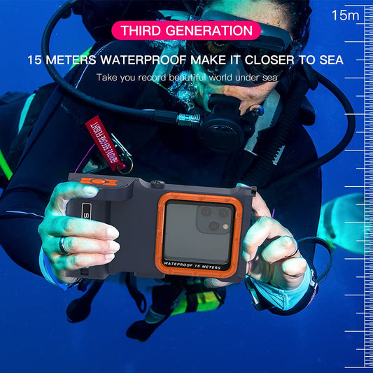 ShellBox waterproof protective case for smartphone, Bluetooth, IPX8, waterproof, for iPhone 13, 12, 11 Pro Max, Samsung, Huawei, Google OnePlus Xiaomi Redmi Motorola LG