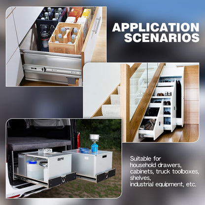SHUHANG drawer slides 120 kg load capacity with ball bearing Industrial drawer slide full extension 300 350 400 450 500 550 600 650 700 750 800 850 900 950 1000 mm, side mount 1 pair