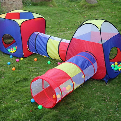 Reviver 4 in 1 play tent children's tent, baby play tent with tunnel, for home & garden | Bag | Tunnel | Play tent boy/girl