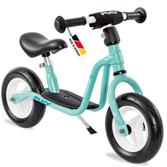 PUKY LR M Aqua Green | Balance bike for ages 2 and up | Kids' toy for ages 2 and up | Scooter with footboard | Training bike with safety handlebars | Adjustable handlebar & seat height