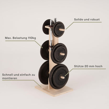 Meanswood dumbbell stand weight rack barbell rack weight bench dumbbell rack plate holders barbell stand 120 kg Made in Italy.