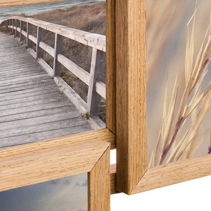 Photo collage - Wood - 12 photos - Beige - Atmosphera interior designer