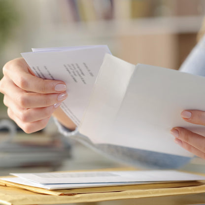1,000 envelopes - C5/6 DL envelopes without window - 110x220 mm - white paper envelopes - self-adhesive - perfect for invoices, letters, weddings, greeting cards, invitations.