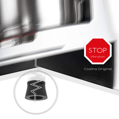 coolina® sliding board slider made of anthracite acrylic suitable for Bosch Cookit
