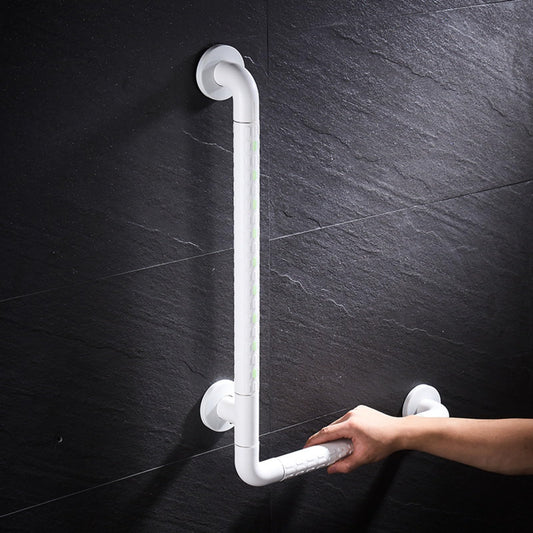 Shower Grab Bar, 60*40cm Safety Handle for Seniors, L-shaped Bathroom Safety Bar for Bathtub Wall Mount Grab Bar for Bathroom Toilet Stair Handrail