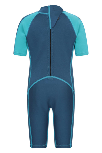 Mountain Warehouse Shorty Junior Wetsuit Aqua Kids 116 EU (5-6 years)