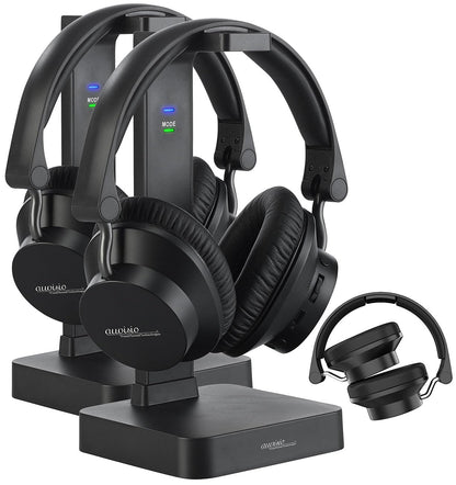 auvisio Digital Wireless Headphones & Hearing Amplifier, 98db TV Mode, Set of 2