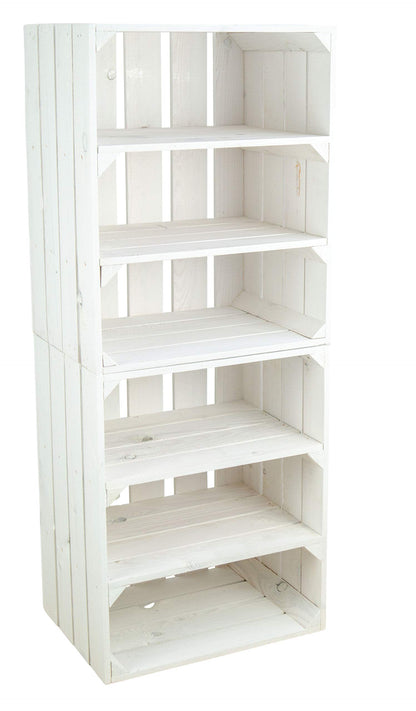 2-piece fruit crate Johanna storage box wine crates shelf crates storage crates standing shelf wine crates wooden crates bookshelf wine rack