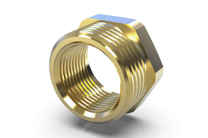 ABA Compression Fitting 15007.265.2 Reducer with Hexagon 2" x 1 1/2", Brass