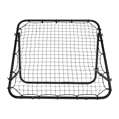 VirtuFit Adjustable Soccer Rebounder - Kickback - Tchoukball - 100 x 100 cm - Soccer Goal Training Equipment