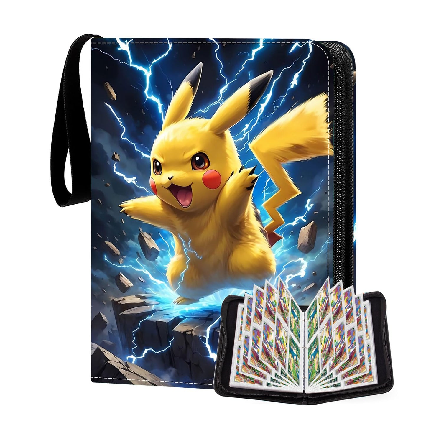 Card collector's album for 50 pages with capacity for 400 cards. Perfect for storing and organizing cards. Great gift for kids.